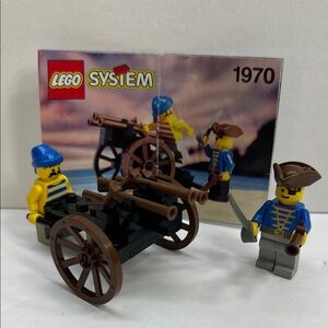 LEGO Pirates 1970 Pirates Gun Cart Complete